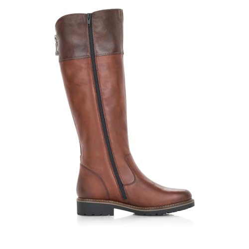 Remonte Damen Schlupfstiefel R6581, Frauen Stiefel,lose Einlage,wasserabweisend,remonteTEX,uebergangsstiefel,uebergangsschuhe,Slip-ons,braun (22),39 EU