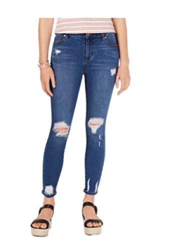 Celebrity Pink Juniors' Ripped Cropped Skinny Jeans CAIRS 15