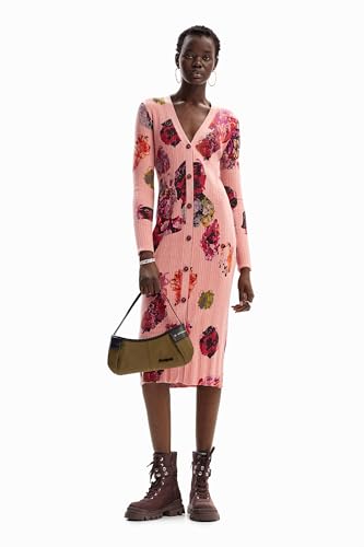 Desigual Women's Woman Flat Knit Dress Long Sleeve2