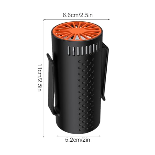Petit ventilateur à clip de taille avec batterie longue durée intégrée - 6