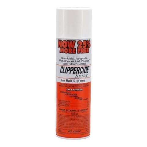 BARBICIDE Clipperside Hair Clippers Spray Cleaner Large 15 OZ. Bottle with EXCLUSIVE 5-In-1 Formula Disinfects Cover
