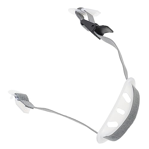 Gogogmee Chin Strap Chine Hard Hat Hard Hat Chin Belt Helmet Accessory Cert Helmet Chin Holder Attachment Softball Wear-Resistant Helmet Strap Buckle Plastic White Baseball