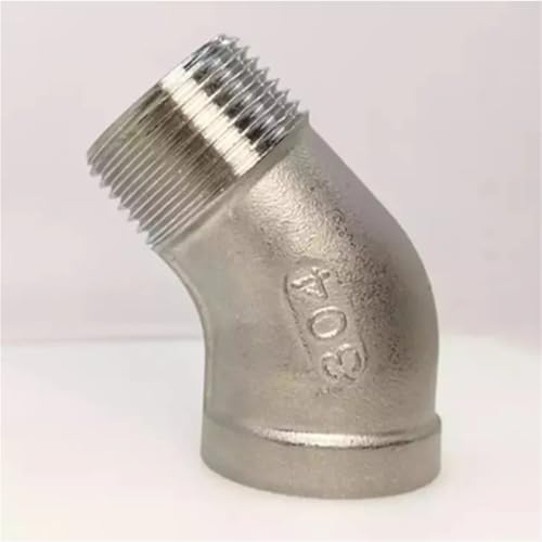 Raccord coudé 45° SCRUBY étanchéité maximale en acier inoxydable 304 BSP - 5