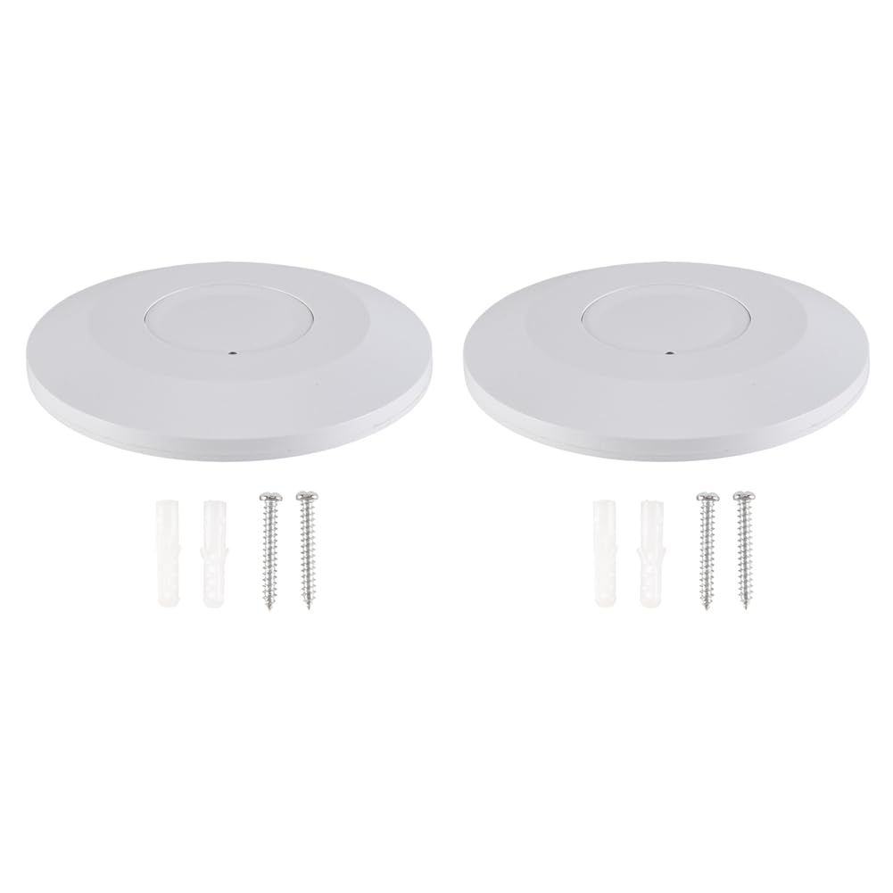 Jnchdghwa White 2X 220V 1200W Microwave Radar Sensor Motion Detector Led Light Switch For Led Lighting Ceiling Mount Motion Detector