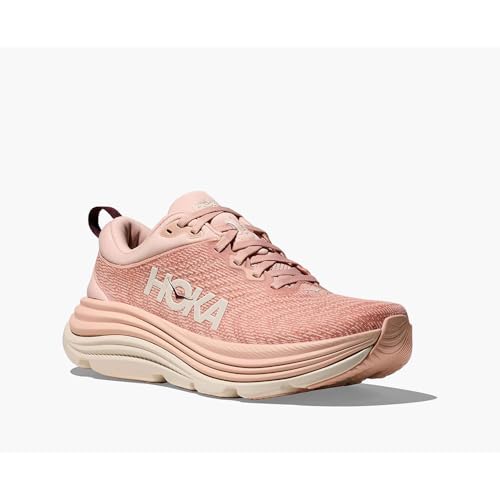 HOKA Hoka Women's Gaviota 5 Sneaker, Rose Latte/Rose Cream, 5.5
