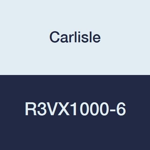 Carlisle R3VX1000-6 Rubber Power-Wedge Cog-Band Banded Belt, 6 Bands, 3/8