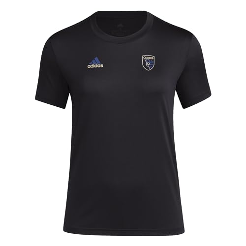 adidas Women's San Jose Earthquakes MLS Short Sleeve T-Shirt
