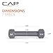 CAP Barbell Cast Iron Hex Dumbbell, Pair, 3 lb
