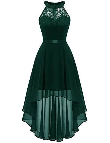 Wedtrend Women's Formal Dresses Halter Bridesmaid Dresses Cocktail Dress High Low Prom Dress