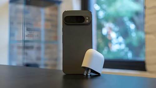 Image of Original 45W Type-C Power Adapter Compatible with Google Pixel 9, 8, 7, 6 Series, Tablet, Slate, and Pixel Buds, White