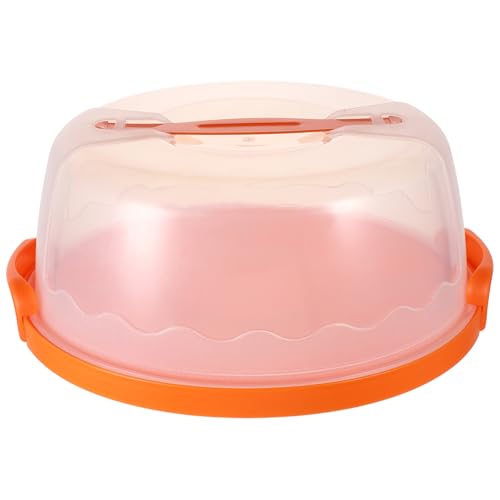 ABOOFAN Reusable Cake Box Lid 6-8 Inch Cake Carrier Stylish Holder for Travel Storage