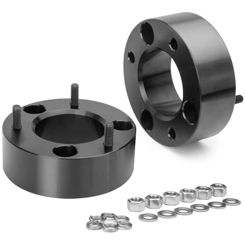 glorider 3" inch Front Leveling Kit for F-ord F150 2WD 4WD, 3 inch Aluminum Strut Spacers Suspension Lift Kit compatible with 2004-2023 F-150, 2003-2018 Expedition, 2005-2008 Lincol-n Mark LT Cover