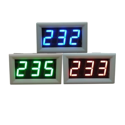 Voltímetro digital LED de voltaje CA 30 V-500 V para cuadros eléctricos de 110V y 220V