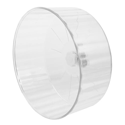 Abaodam Hamster Quiet Wheel Dual Bearing Animal Exerciser Durable Running Machine for Squirrels Hedgehogs and Pets Easy to Clean Install