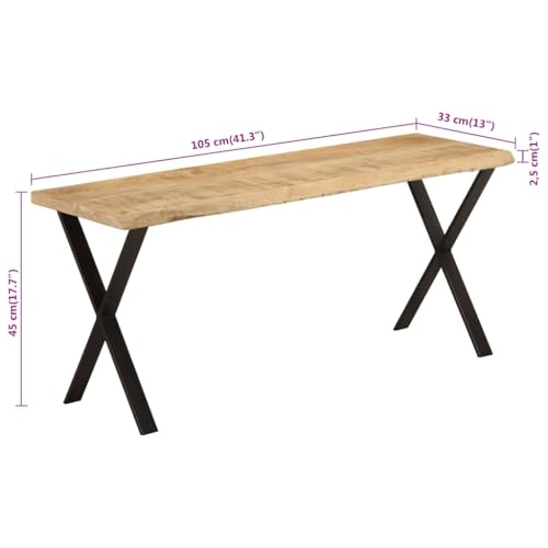 Banco de comedor industrial de 105 cm robusto para cocina y pasillo 3