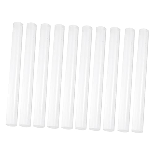Bâtons ronds acrylique transparent Mipcase pour étaler la pâte sans traces, lot de 10 tiges