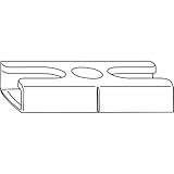 WINKHAUS Schließblech SBA.H.9-18, Standard, Eurofalz 12/18-9V, Zink silber