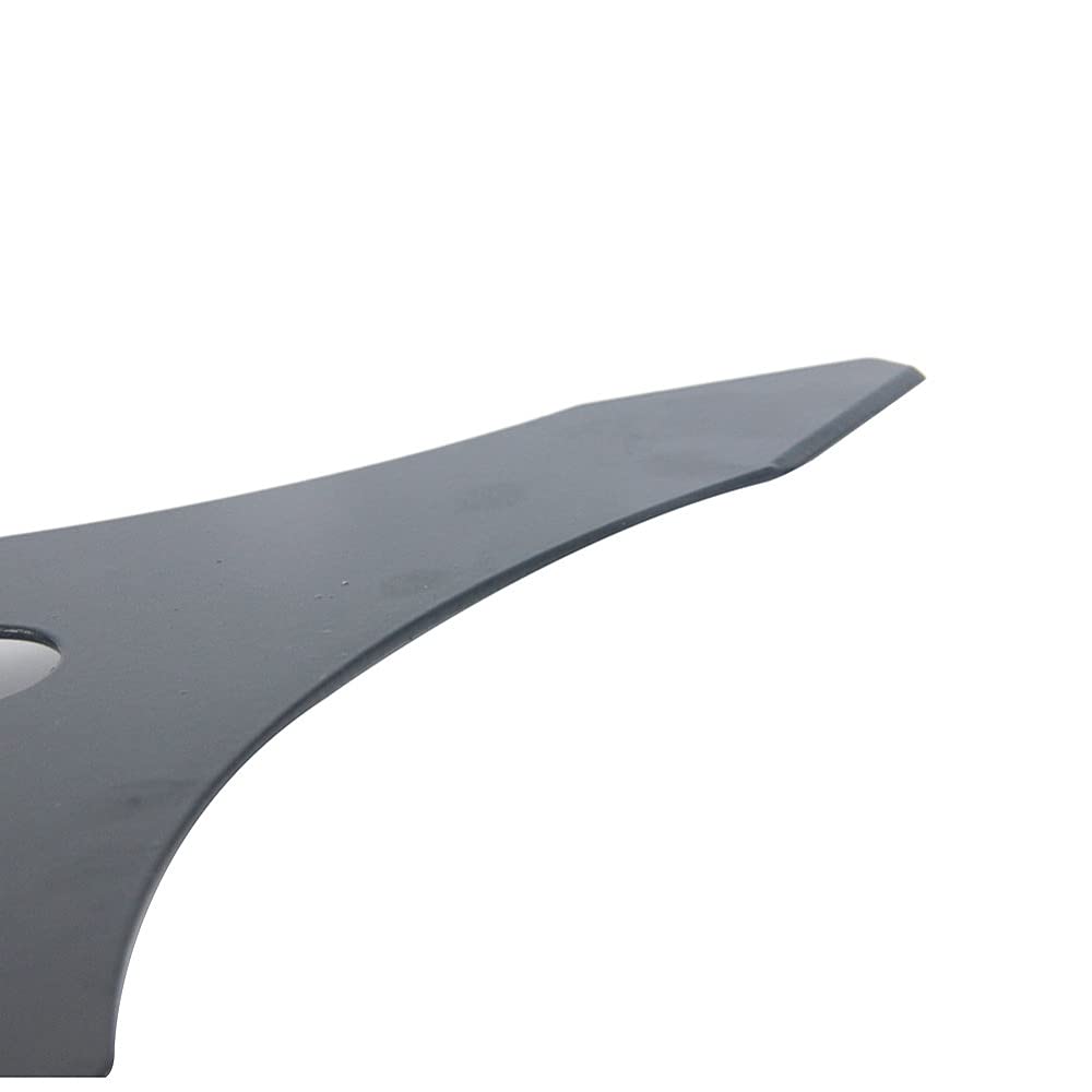 3 Pezzi Universale Durevole 10 "x 3 Denti Lama in Acciaio 20 mm pergolato 255 mm decespugliatore Trimmer mangiatore di Erbacce rasaerba Lame rasaerba (Color : Black)