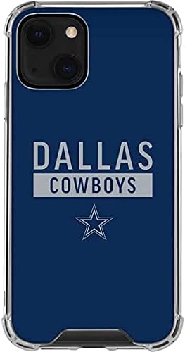 Skinit Clear Phone Case Compatible with iPhone 13 - Officially Licensed NFL Dallas Cowboys Blue Performance Series Design