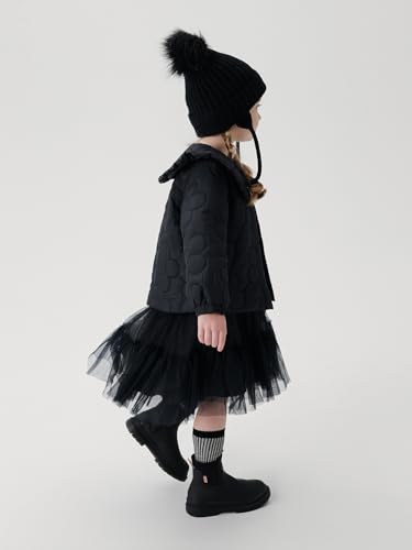 marc & janie Toddler Girl Peter Pan Collar Lightweight Quilted Puffer Jacket 2411983