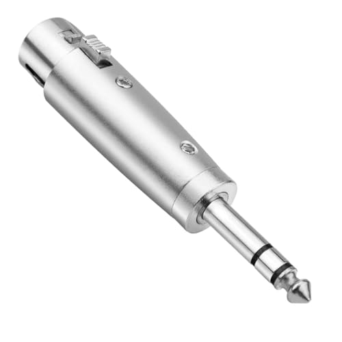 Image of XLR Female to 1 /4 Inch 6.35mm TRS Adapter (1 pcs) - Female XRL to 1 /4 Inch Stereo Male Balanced Audio Connector