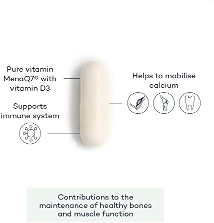 Super Vitamin D+ Supplements – High Strength D3 and K2 Vitamin Capsules for Bone Health and Density – Vitamins for Tiredness and Fatigue – Vitamin D Tablets by FutureYou Cambridge