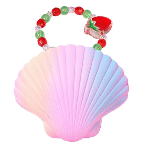 Pulseras de perlas para, encanto de concha cómodo al agua, joyería de muñeca ajustable, accesorios de moda coloridos, ideal para la escuela, camping, jardín de infantes, viajes y voy