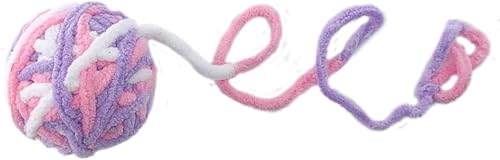 Gryshanyun Interactive Cat Ball Toy Yarn, 1.97 inch,