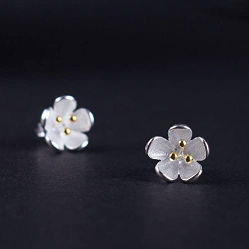 Boucles d'oreilles personnalisées en fleurs S925 le cadeau d'anniversaire idéal