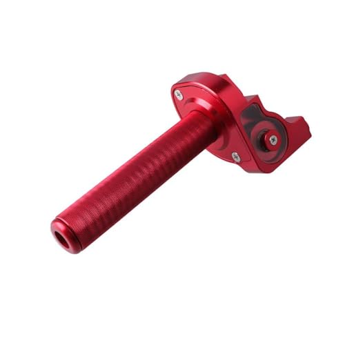 Coup de touche moto 22 mm en aluminium rouge haute résistance aux vibrations