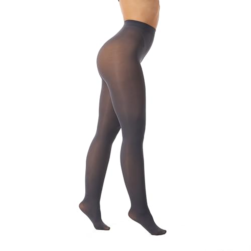 Image of Frola Semi Opaque Tights for Women 40 Denier Matte Solid Color Pantyhose Soft Stockings Nylons Under Dress