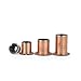 M6 Self-Lubricating Copper Sleeve Bearing, Oil Free Composite Bushing with Flange, Industrial Mechanical Equipment Bearing (2pcs 35x28x25x16.5)