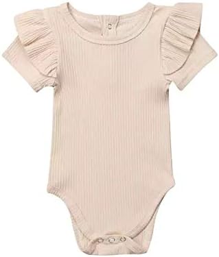 beige baby bodysuit