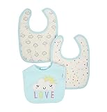 Organic Cotton Dribbler Bibs, 3pk (Baby Girl)