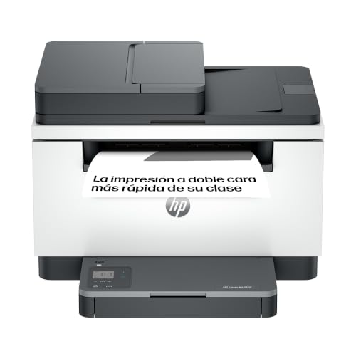 HP LaserJet M234sdw, 6GX01F, Imprimante Multifonction A4, Impression Recto Verso Automatique en Noir et Blanc, 29 ppm, Wi-FI, Ethernet, USB, ADF, Smart, sans fax, écran LCD à icônes, Grise