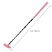 kowaku Golf Putter Retractable Mini Golf Clubs Nonslip Grip Two Way Golf Putter Mini Golf Putter for Travel Background Home Office, Pink