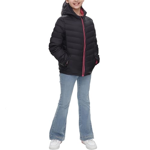 Image of Rokka&Rolla Girls' Ultra Lightweight Packable Down Puffer Jacket Coat