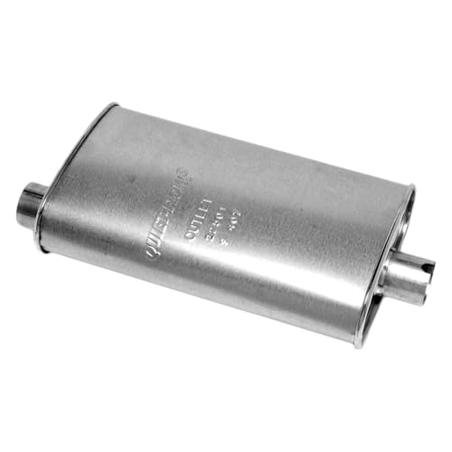 Walker Quiet-Flow SS 22501 Direct Fit Exhaust Muffler 2.25' Inlet (ID) 2.25' Outlet (ID) for Jeep Wrangler