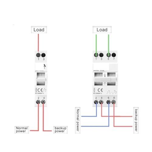 Disyuntor de enclavamiento 63A y 100A con interruptor de transferencia manual AC Din Rail 3
