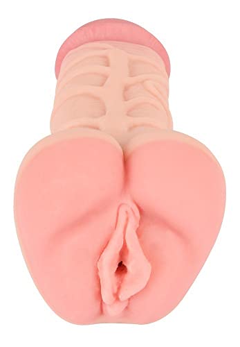 Nature Skin 2in1 Extension + Mastubator - gefühlsechter Penis-Stimulator für Männer, zur Penisverlängerung, realistisch, hautfarben hell – Bild 6