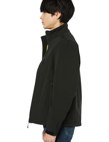 Amazon Essentials ソフトシェルジャケット メンズ ブラック L