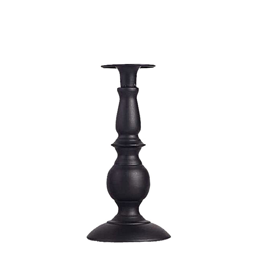 Candle Holder Iron Taper Candle Holder, Candelabra Vintage Candlestick For Wedding Centerpieces Party Dinner Event Home Decor Decorative(M)