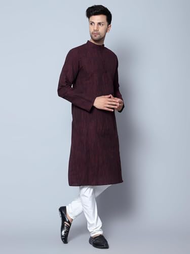 Image of Men's Khadie Cotton Relaxed Straight Kurta