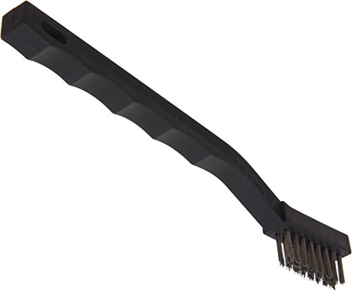 Image of Carlisle FoodService Products 4067500 AP Single-Ended Gun Cleaning Brush, 7 inch, Stainless Steel (Pack of 4)