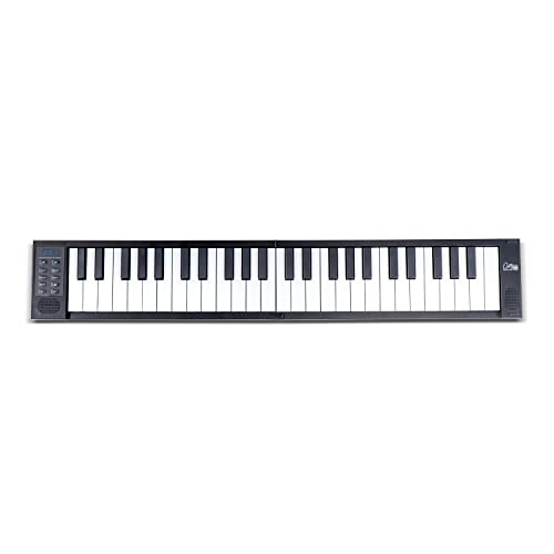 Carry-on FP-49 Touch 49 Touches Tactile Noir Portable Pliant Piano Numérique par Blackstar Contrôleur MIDI USB avec Batterie Rechargeable - Les Beatles, Paul McCartney, John Lennon, RIngo Starr, George Harrison Carry-on FP-49 Touch 49 Touches Tactile Noir Portable Pliant Piano Numérique par Blackstar Contrôleur MIDI USB avec Batterie Rechargeable