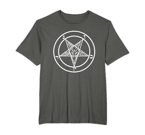 Camiseta Sigil of Baphomet con cabeza de cabra Camiseta