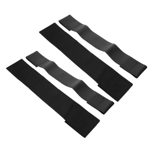 IWOWHERO 4pcs Oxford Cloth Wheelchair Leg Straps Tie Down Straps for Wheelchair Foot Support Random Style