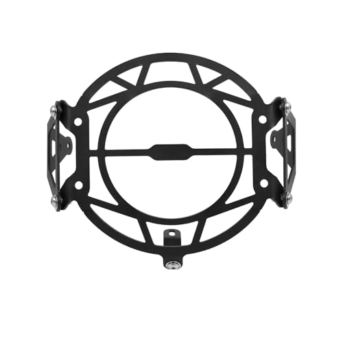 Cache phare de protection pour CT125 Trail: Finition robuste en acier noir