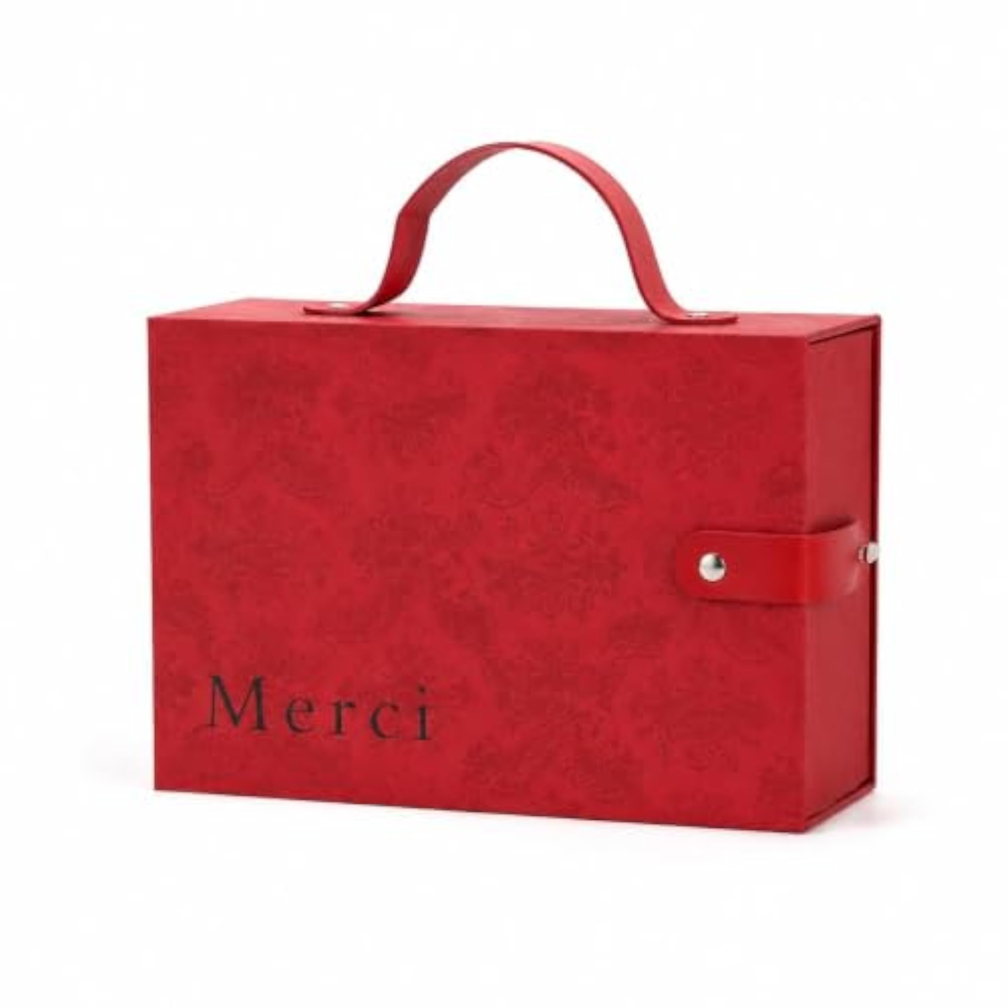 Gift Boxes with Greeting Card and Raffia Grass