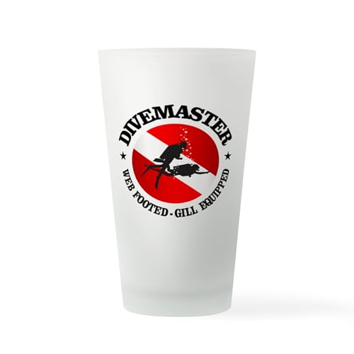 CafePress Divemaster (Round) Pint Glass, 16 oz. Drinking Glass